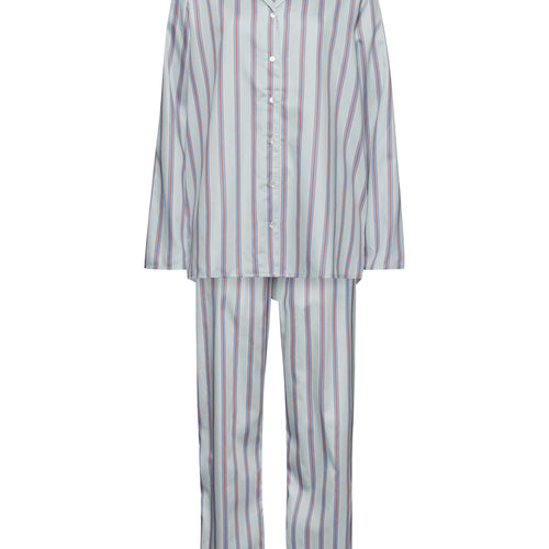 Sleep And Lounge Long Sleeve Pajama Set | Balanced Stripe 72414-2164