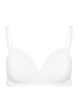 72432 Cotton Lace Spacer Soft Cup Bra - 101 White