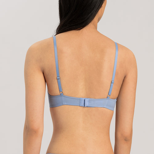 72432 Cotton Lace Spacer Soft Cup Bra - 1592 Blue Moon