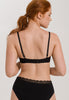 72433 Cotton Lace Spacer T-Shirt Bra - 019 Black