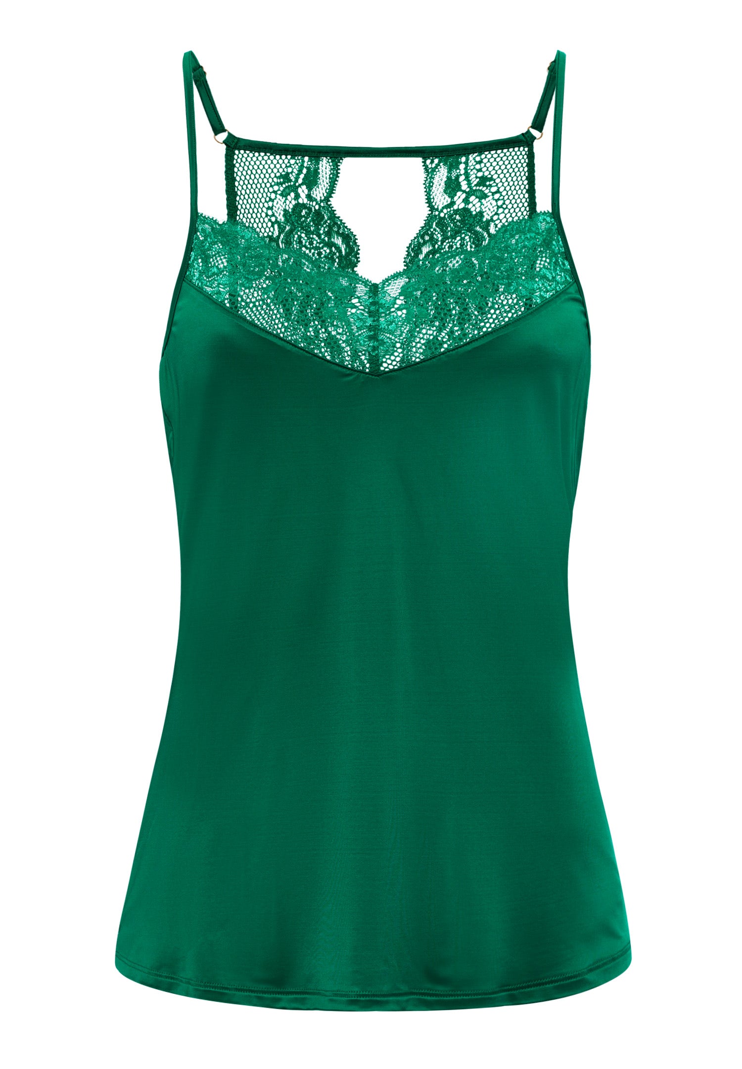 Lovis Spaghetti Cami | Emerald 72643-1740