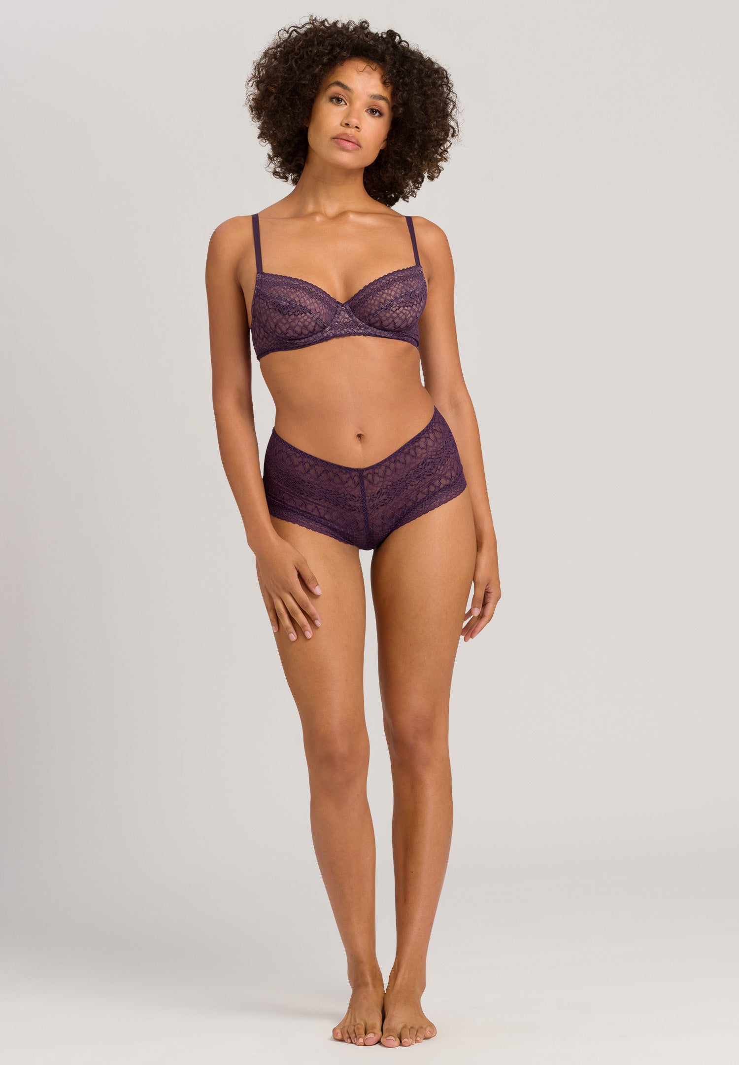 72941 Thalie Underwire Bra - 2376 Animal Lace Boysenberry