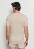 Ultralight Supima Cotton V-Neck Fitted T-Shirt | Moon 73001-2824