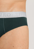 Cotton Essentials 2-Pack Cotton Briefs | Laurel/Black 73075-2871