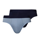 Cotton Essentials Briefs 2-Pack | Deep Navy/Sea Breeze 73075-3021