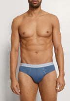 Cotton Essentials 2-Pack Cotton Briefs | Studio Green / Retro Bl 73075-3117