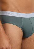 Cotton Essentials 2-Pack Cotton Briefs | Studio Green / Retro Bl 73075-3117