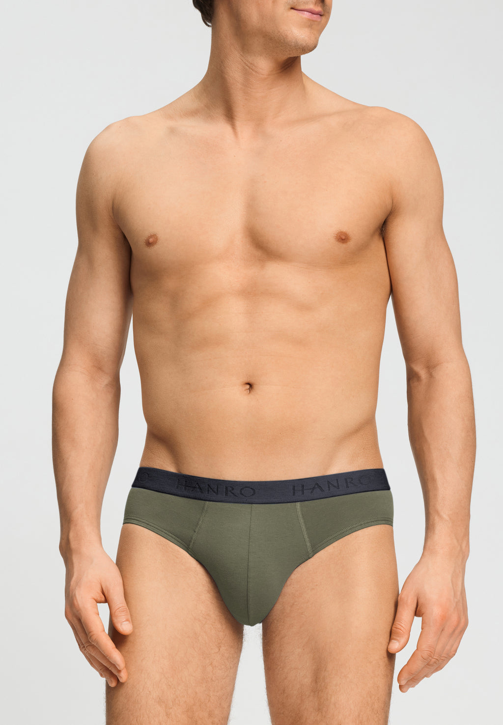 Cotton Essentials 2-Pack Cotton Briefs | Charcoal / Smokey Olive 73075-3135
