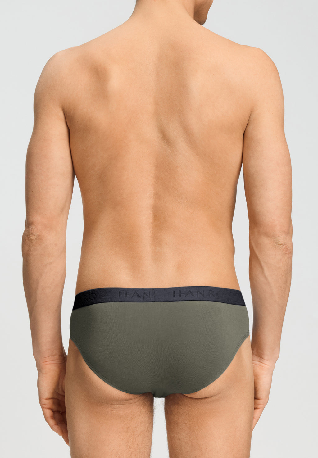 Cotton Essentials 2-Pack Cotton Briefs | Charcoal / Smokey Olive 73075-3135