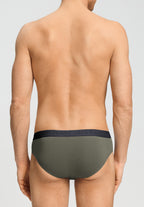 Cotton Essentials 2-Pack Cotton Briefs | Charcoal / Smokey Olive 73075-3135