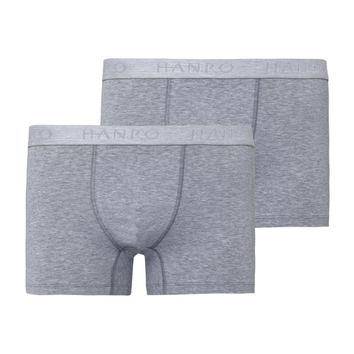 73078 Cotton Essentials Boxer Briefs 2-Pack - 1961 Light Melange