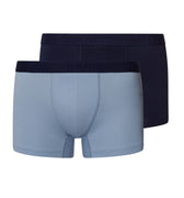 Cotton Essentials Boxer Briefs 2-Pack | Deep Navy/Sea Breeze 73078-3021