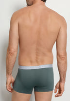 Cotton Essentials 2-Pack Cotton Boxer Briefs | Studio Green / Retro Bl 73078-3117