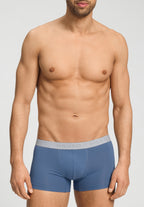 Cotton Essentials 2-Pack Cotton Boxer Briefs | Stormy Gray/Tanzanite 73078-3134