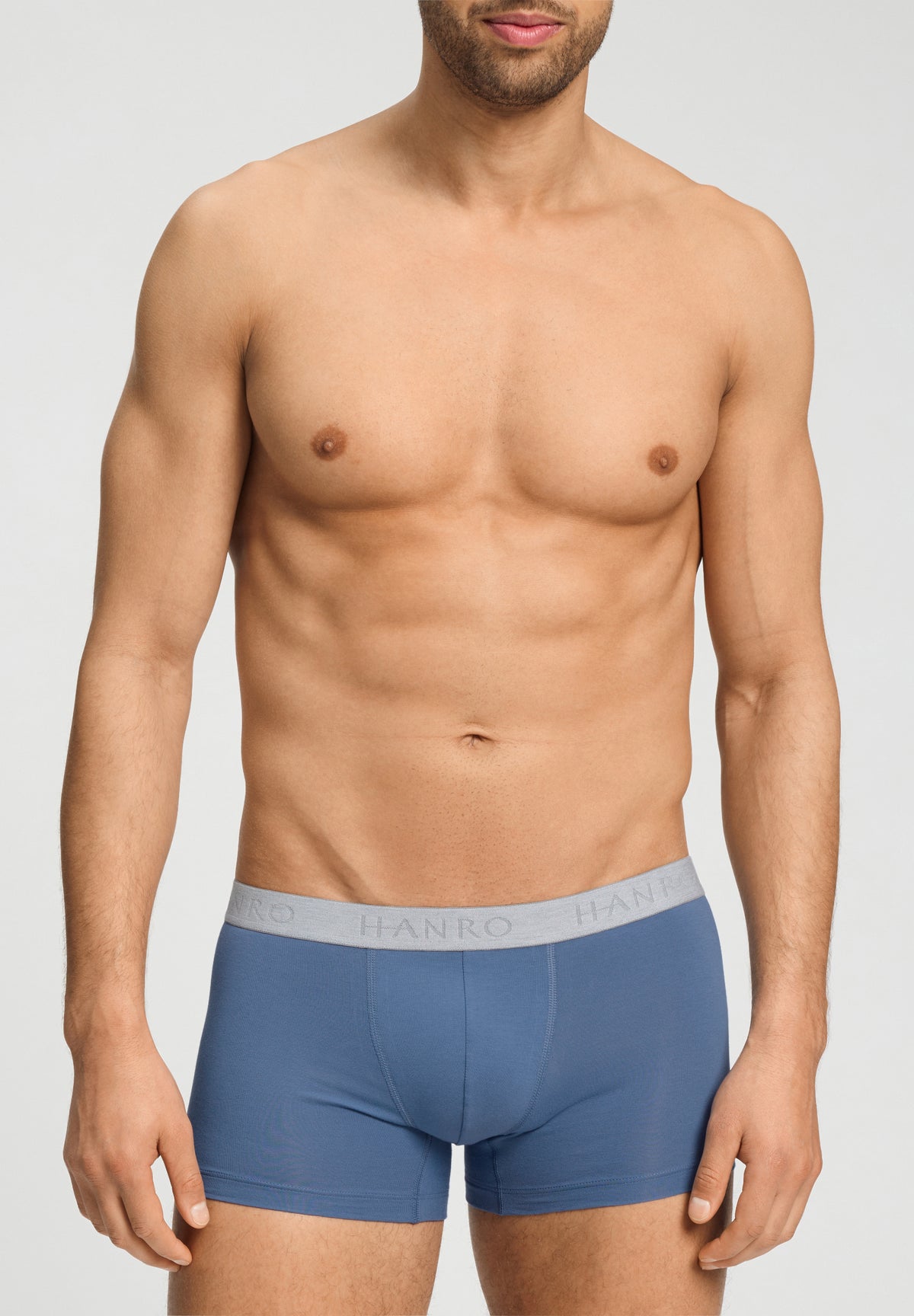 Cotton Essentials 2-Pack Cotton Boxer Briefs | Stormy Gray/Tanzanite 73078-3134