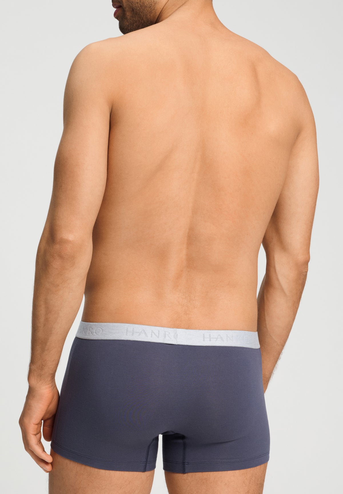 Cotton Essentials 2-Pack Cotton Boxer Briefs | Stormy Gray/Tanzanite 73078-3134