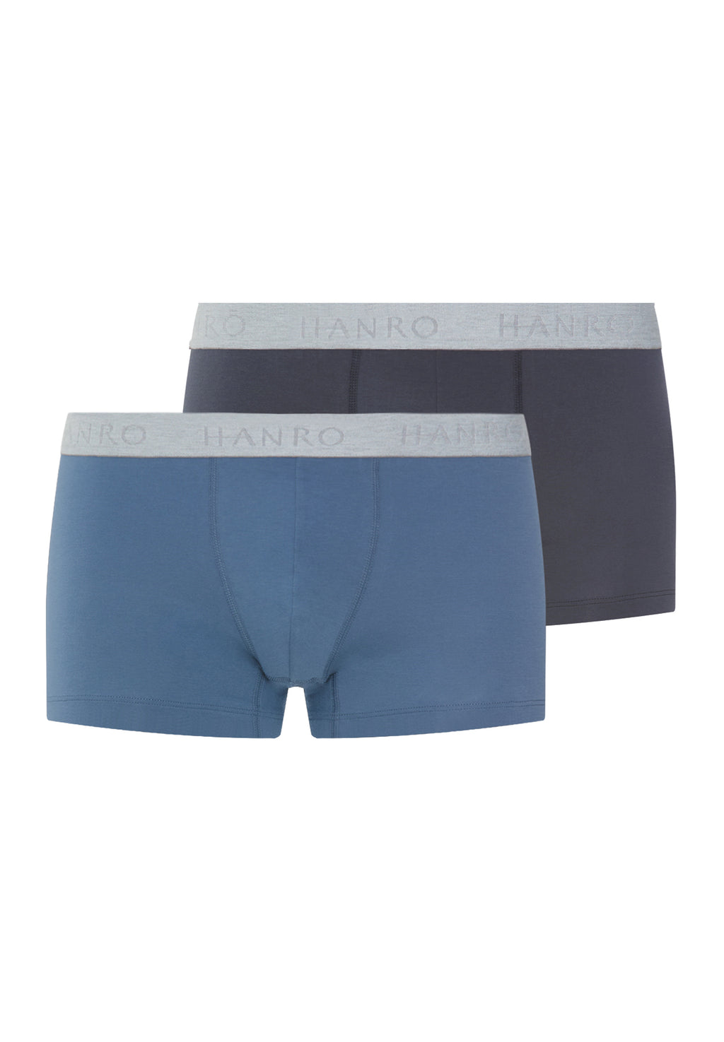 Cotton Essentials 2-Pack Cotton Boxer Briefs | Stormy Gray/Tanzanite 73078-3134