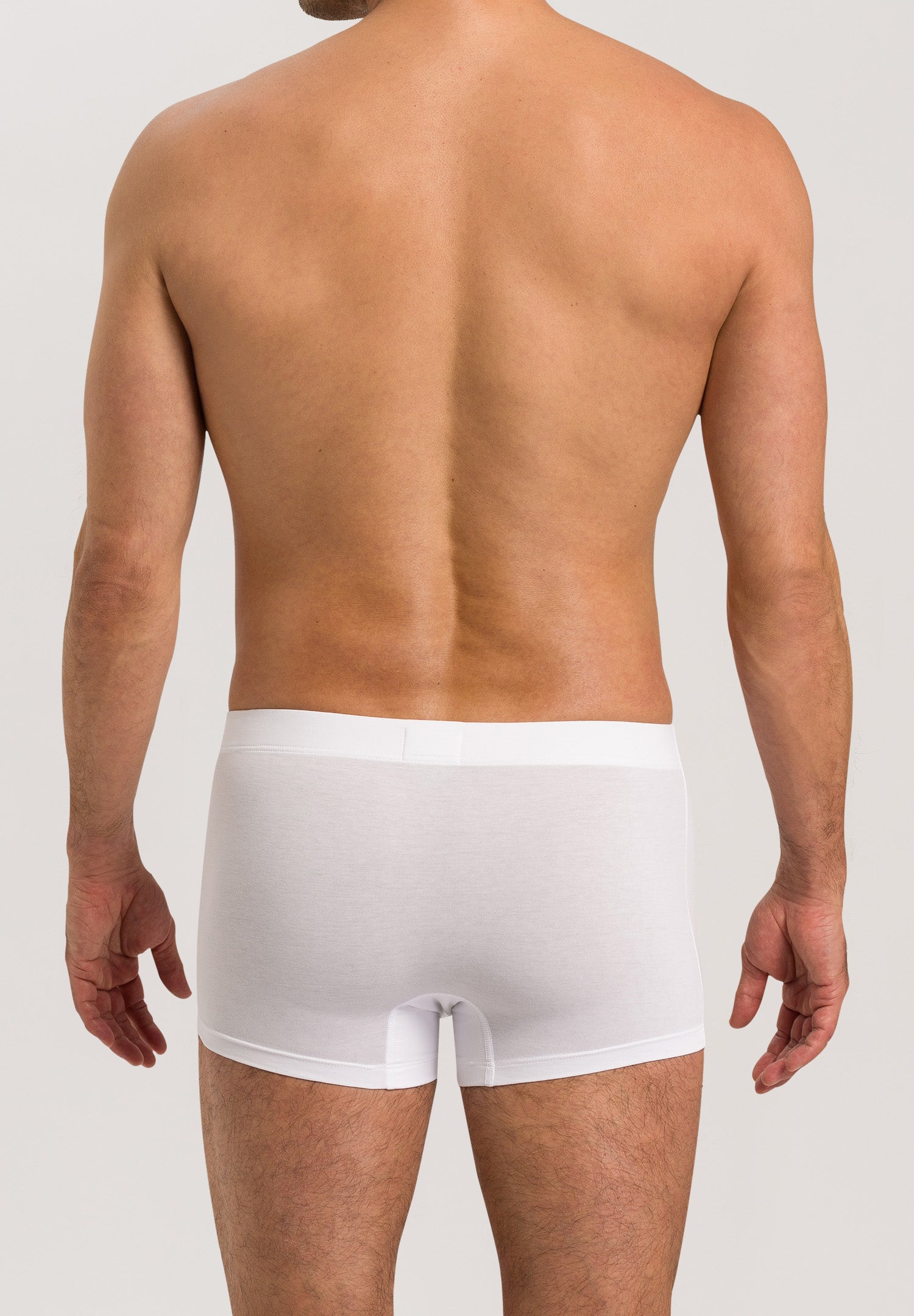 73079 Cotton Essentials 2 Pack Boxer Brief With Covered Waistband - 101 White