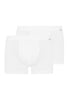73079 Cotton Essentials 2 Pack Boxer Brief With Covered Waistband - 101 White