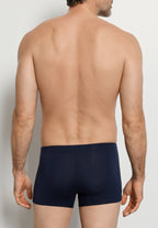 Cotton Essentials 2-Pack Cotton Boxer Brief With Covered Waistband | Deep Navy/ Deep Navy 73079-1937
