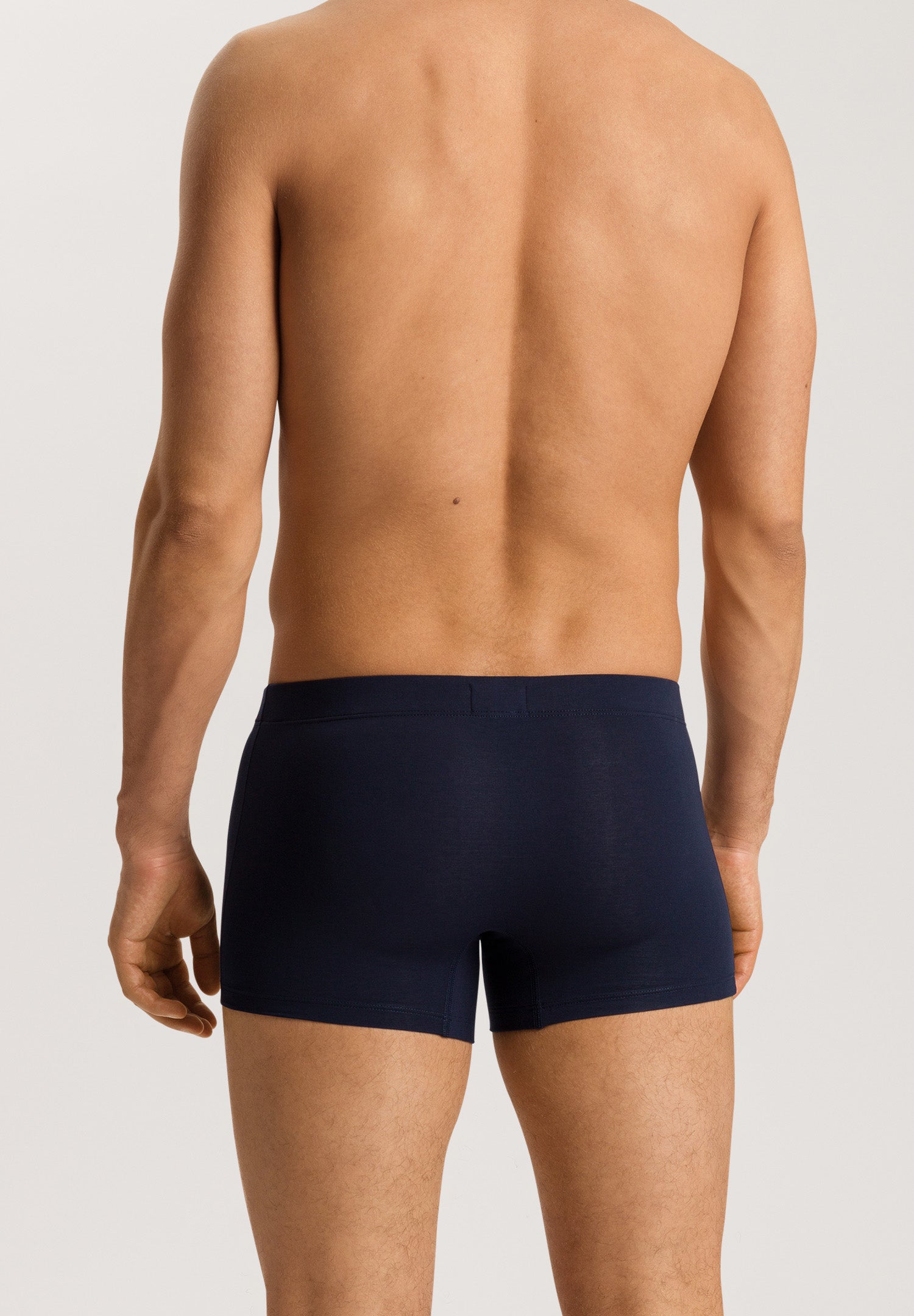 73079 Cotton Essentials 2 Pack Boxer Brief With Covered Waistband - 2870 Windy Blue/Deep Navy