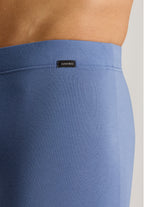 73079 Cotton Essentials 2 Pack Boxer Brief With Covered Waistband - 2870 Windy Blue/Deep Navy