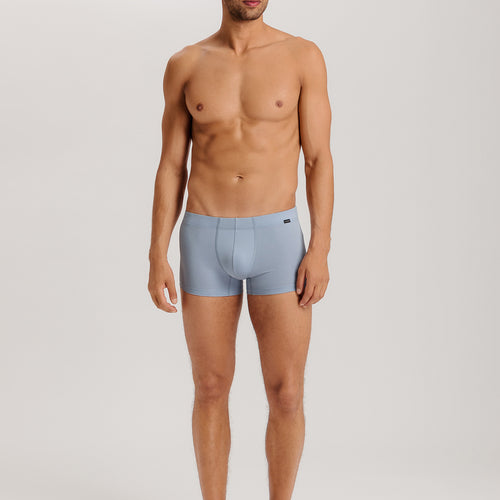 Cotton Essentials 2 Pack Boxer Brief With Covered Waistband | Deep Navy/Sea Breeze 73079-3021