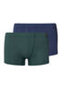 Cotton Essentials 2 Pack Boxer Brief With Covered Waistband | Herb Tea / Vint Indigo 73079-3022