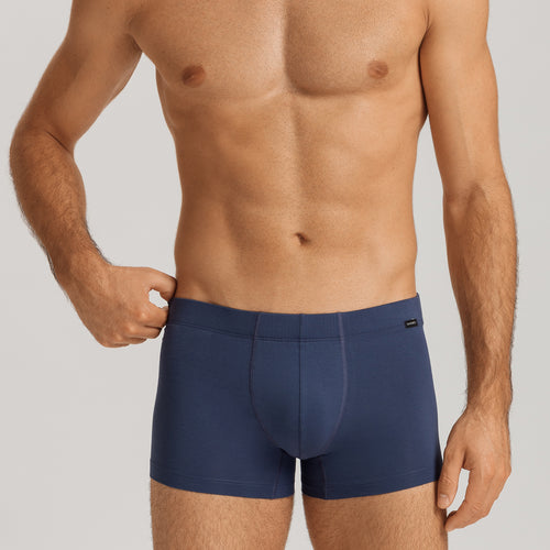 Cotton Essentials 2 Pack Boxer Brief With Covered Waistband | Herb Tea / Vint Indigo 73079-3022