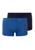 Cotton Essentials 2 Pack Boxer Brief With Covered Waistband | Dutch Blue / Deep Navy 73079-3046