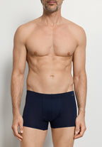 Cotton Essentials 2-Pack Cotton Boxer Brief With Covered Waistband | Blue Lagoon / Deep Navy 73079-3116