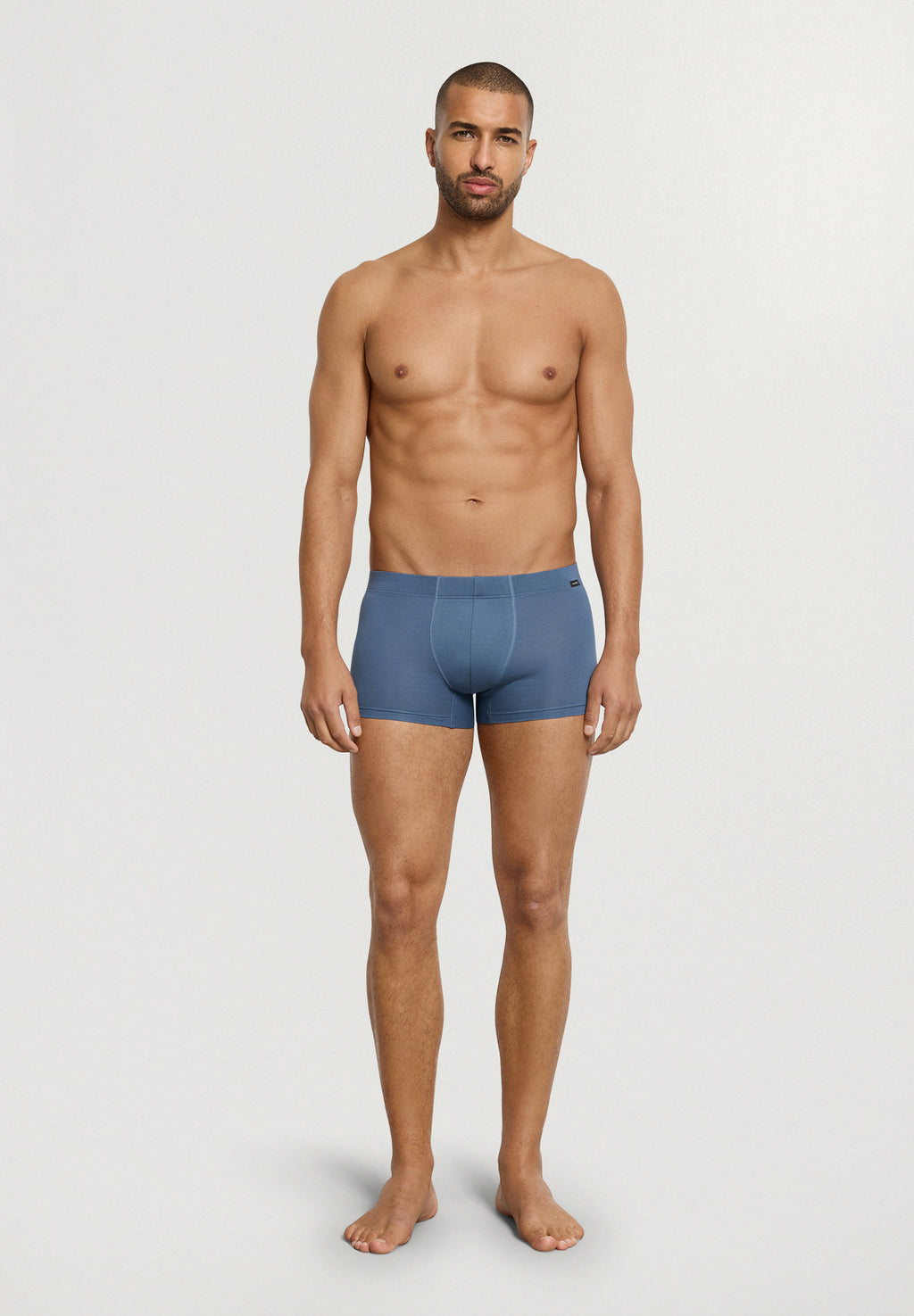 Cotton Essentials 2-Pack Cotton Boxer Brief With Covered Waistband | Studio Green / Retro Bl 73079-3117