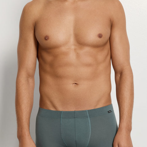 Cotton Essentials 2-Pack Cotton Boxer Brief With Covered Waistband | Studio Green / Retro Bl 73079-3117