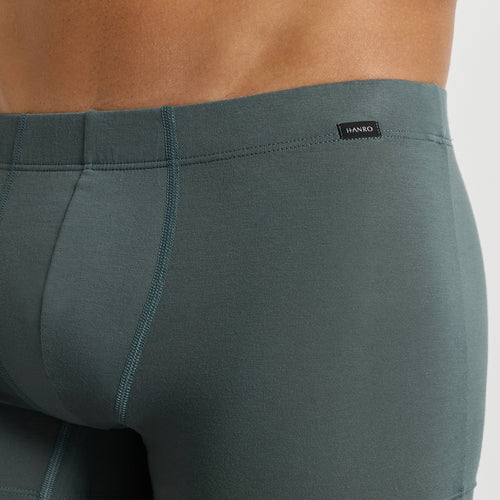 Cotton Essentials 2-Pack Cotton Boxer Brief With Covered Waistband | Studio Green / Retro Bl 73079-3117