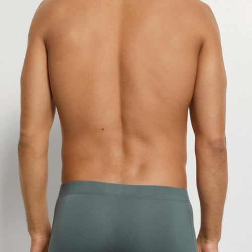 Cotton Essentials 2-Pack Cotton Boxer Brief With Covered Waistband | Studio Green / Retro Bl 73079-3117