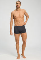 Cotton Essentials 2-Pack Cotton Boxer Briefs With Covered Waistband | Charcoal / Smokey Olive 73079-3135