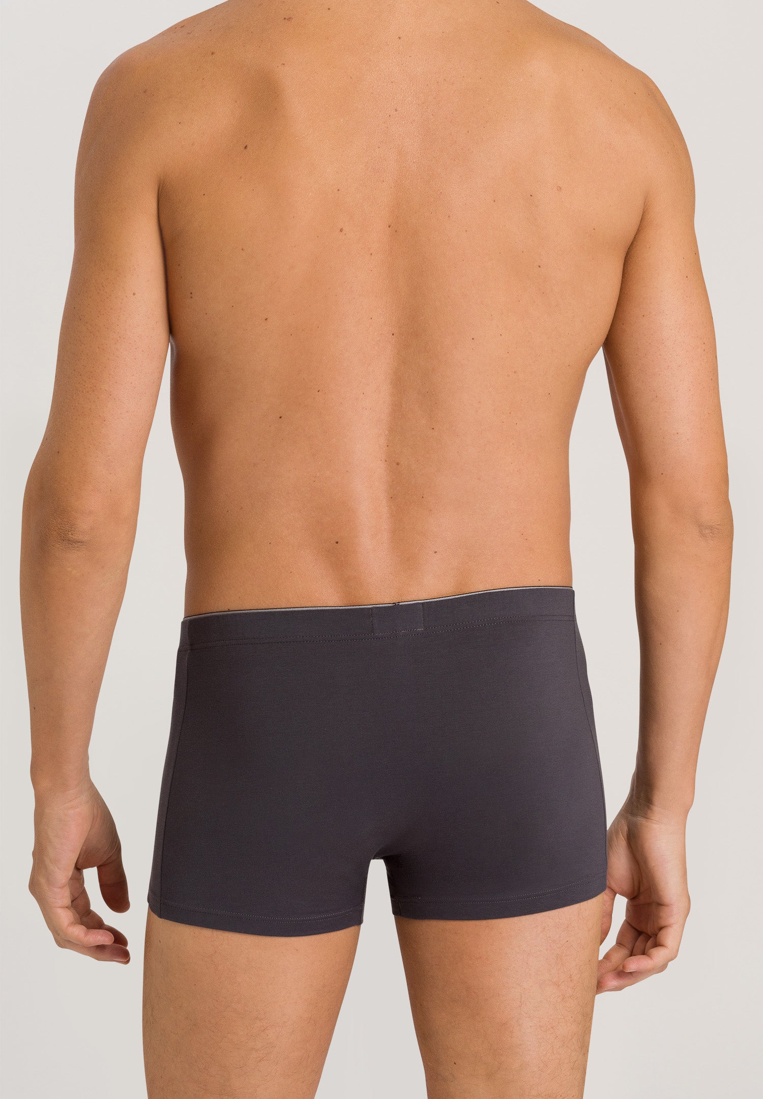 73086 Cotton Superior Boxer Brief - 162 Coal Grey