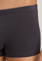 73086 Cotton Superior Boxer Brief - 162 Coal Grey