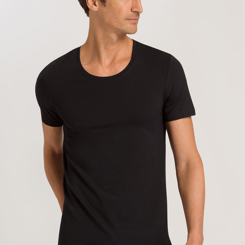 73088 Cotton Superior Crewneck T-Shirt - 199 Black