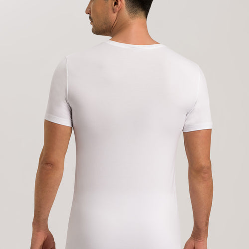 73089 Cotton Superior V-Neck Shirt - 101 White