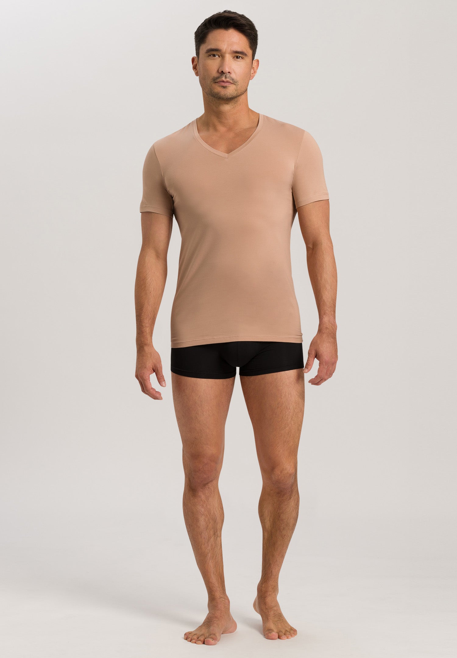 73089 Cotton Superior V-Neck Shirt - 1216 Neutral