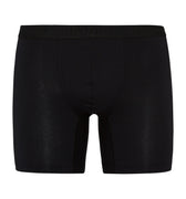 73103 Cotton Essentials Long Boxer Brief - 0900 All Black