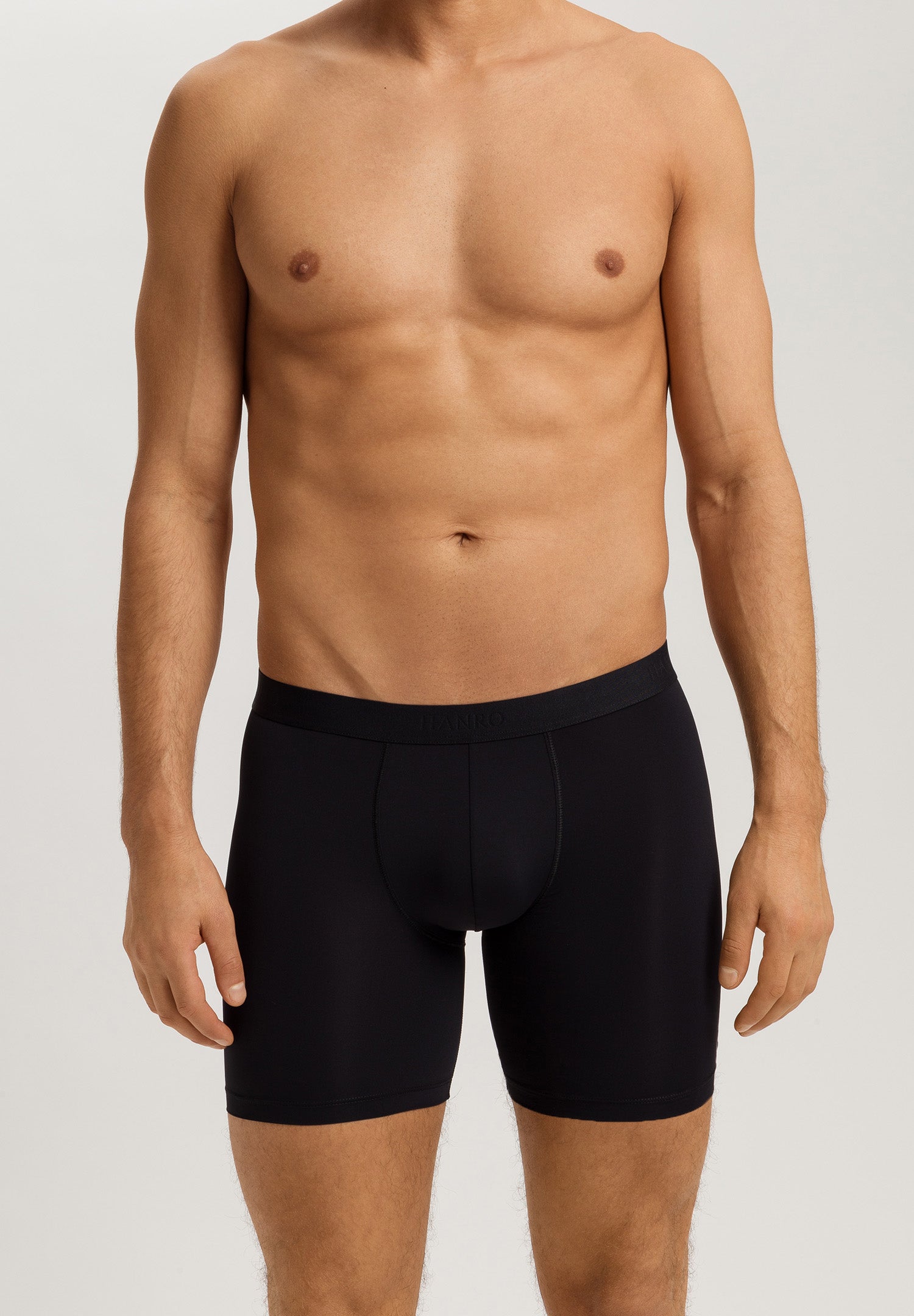 Micro Touch Long Boxer Brief | Black 73117-199