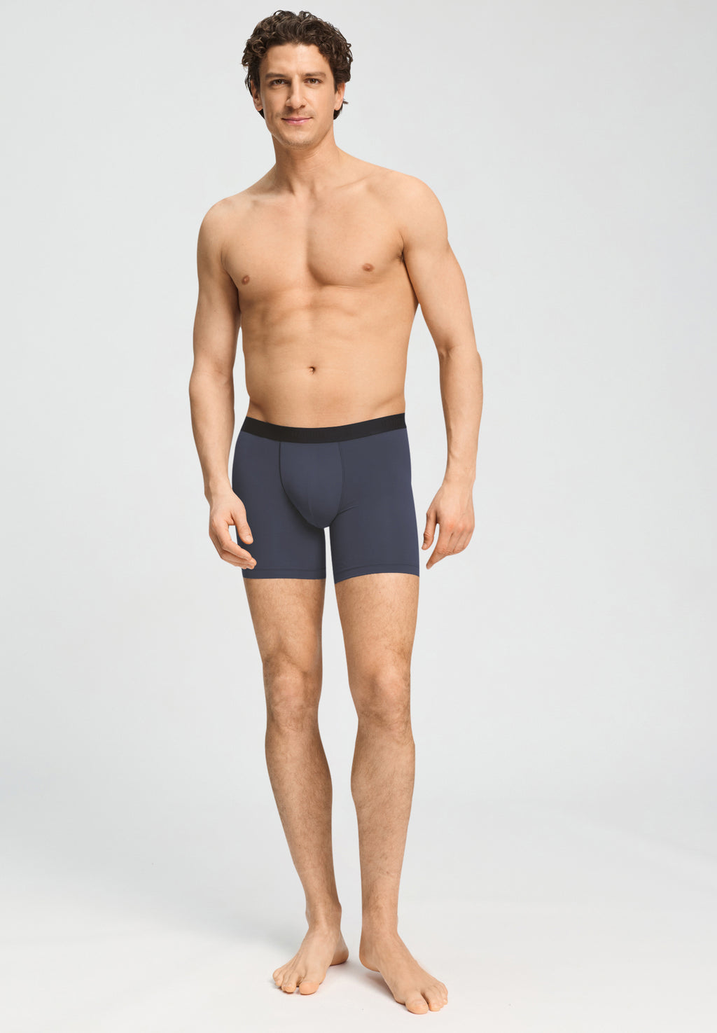 Micro Touch Long Boxer Brief | Stormy Gray 73117-2139