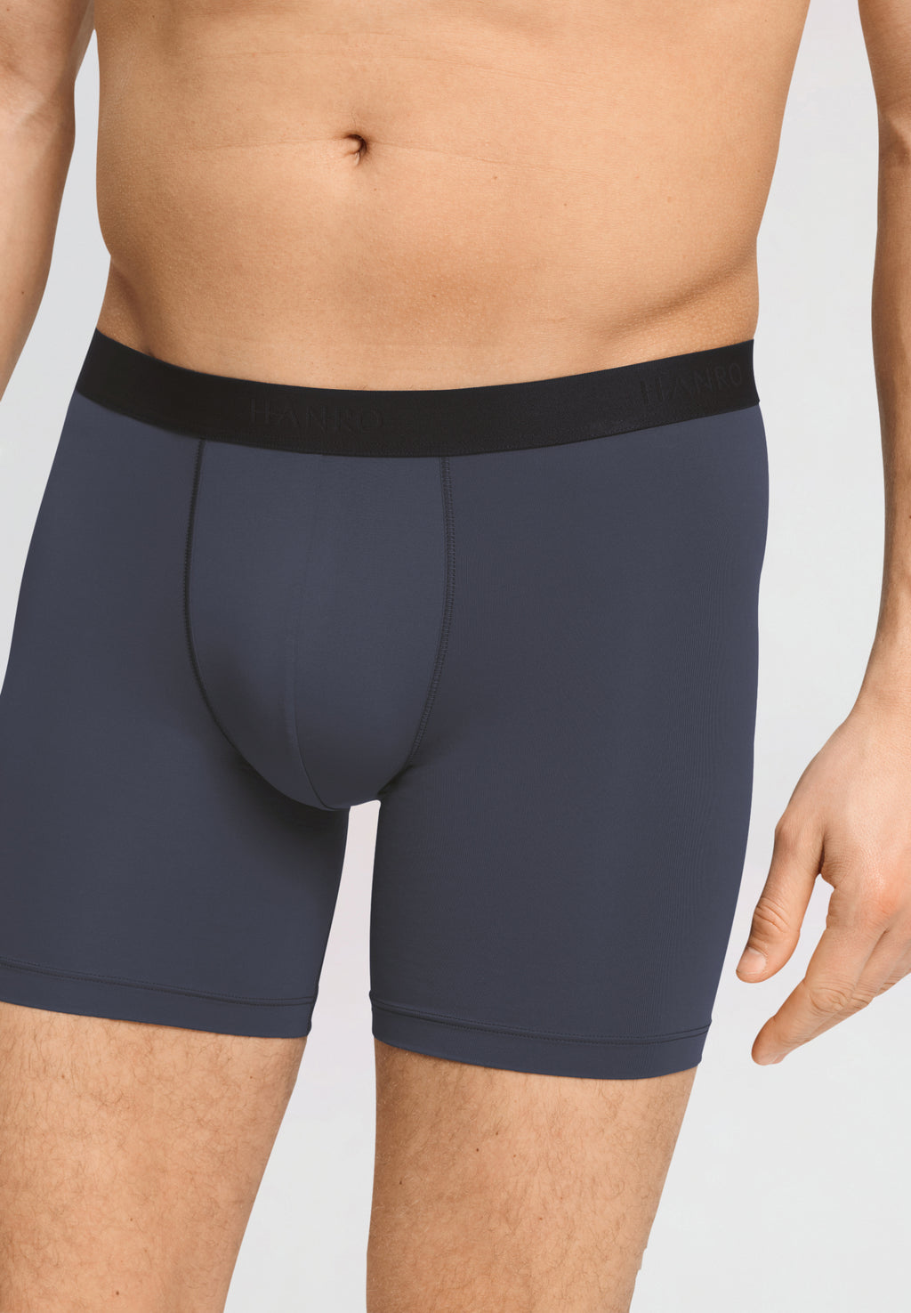 Micro Touch Long Boxer Brief | Stormy Gray 73117-2139
