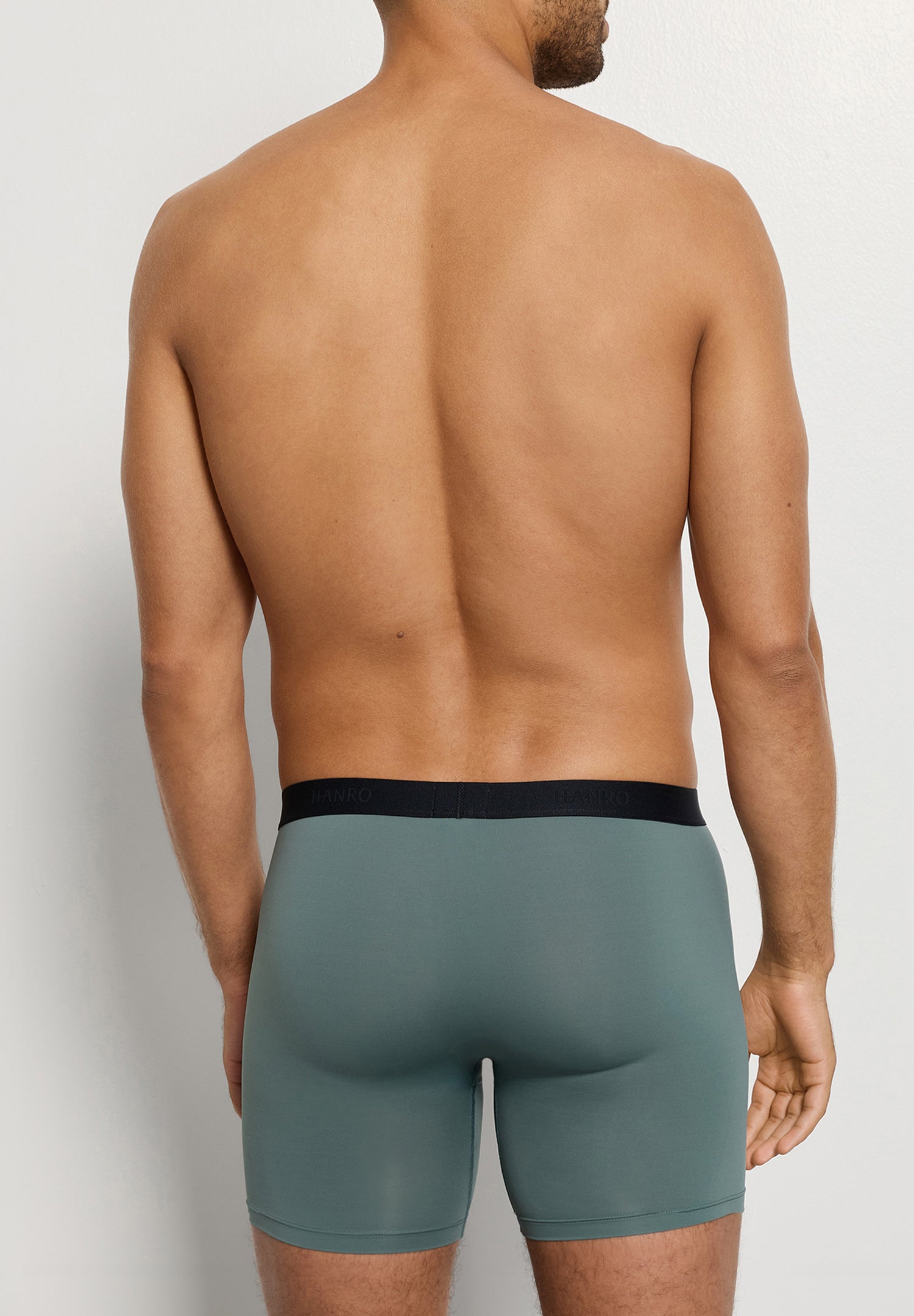 Micro Touch Long Boxer Brief | Studio Green 73117-2739