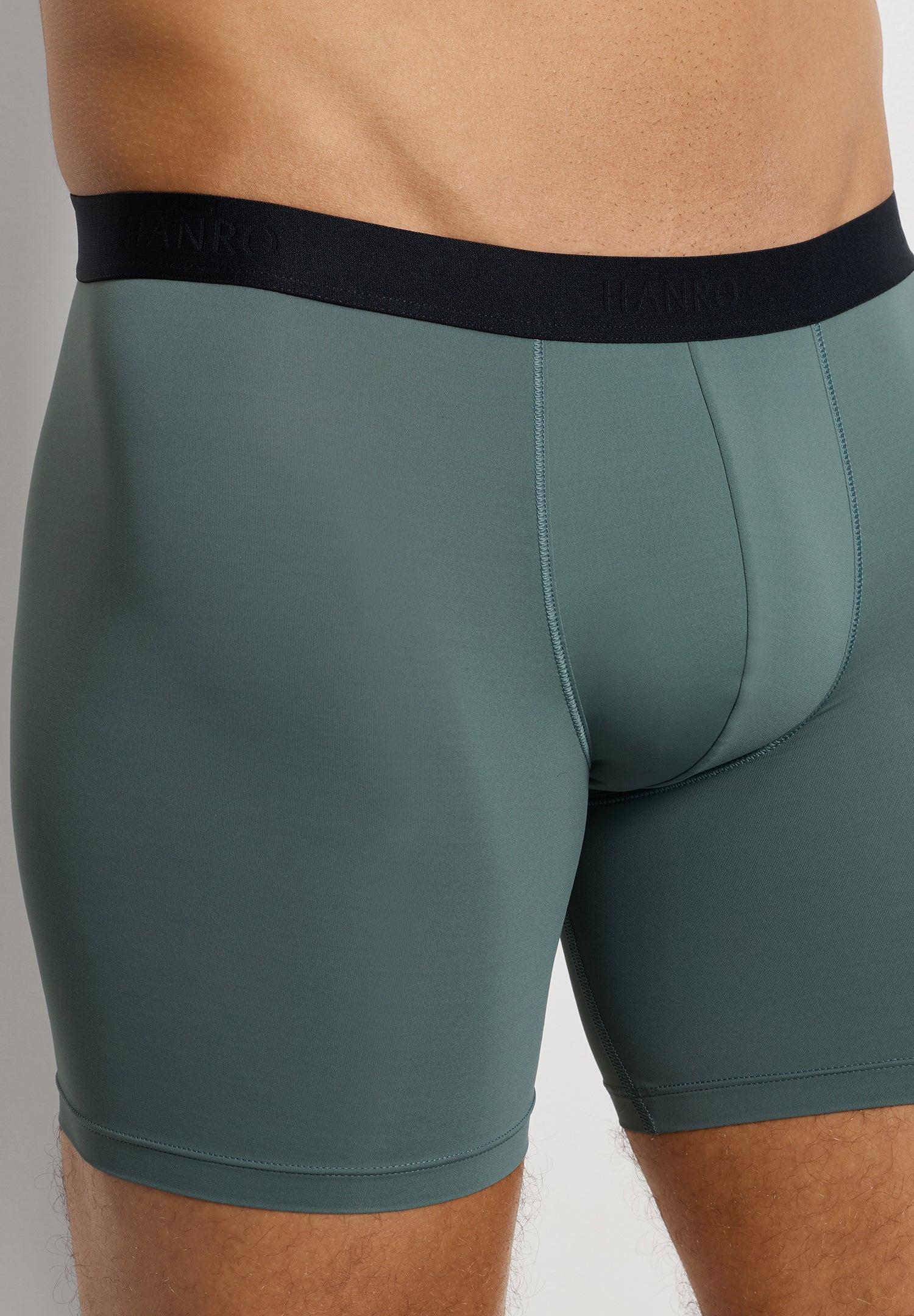 Micro Touch Long Boxer Brief | Studio Green 73117-2739