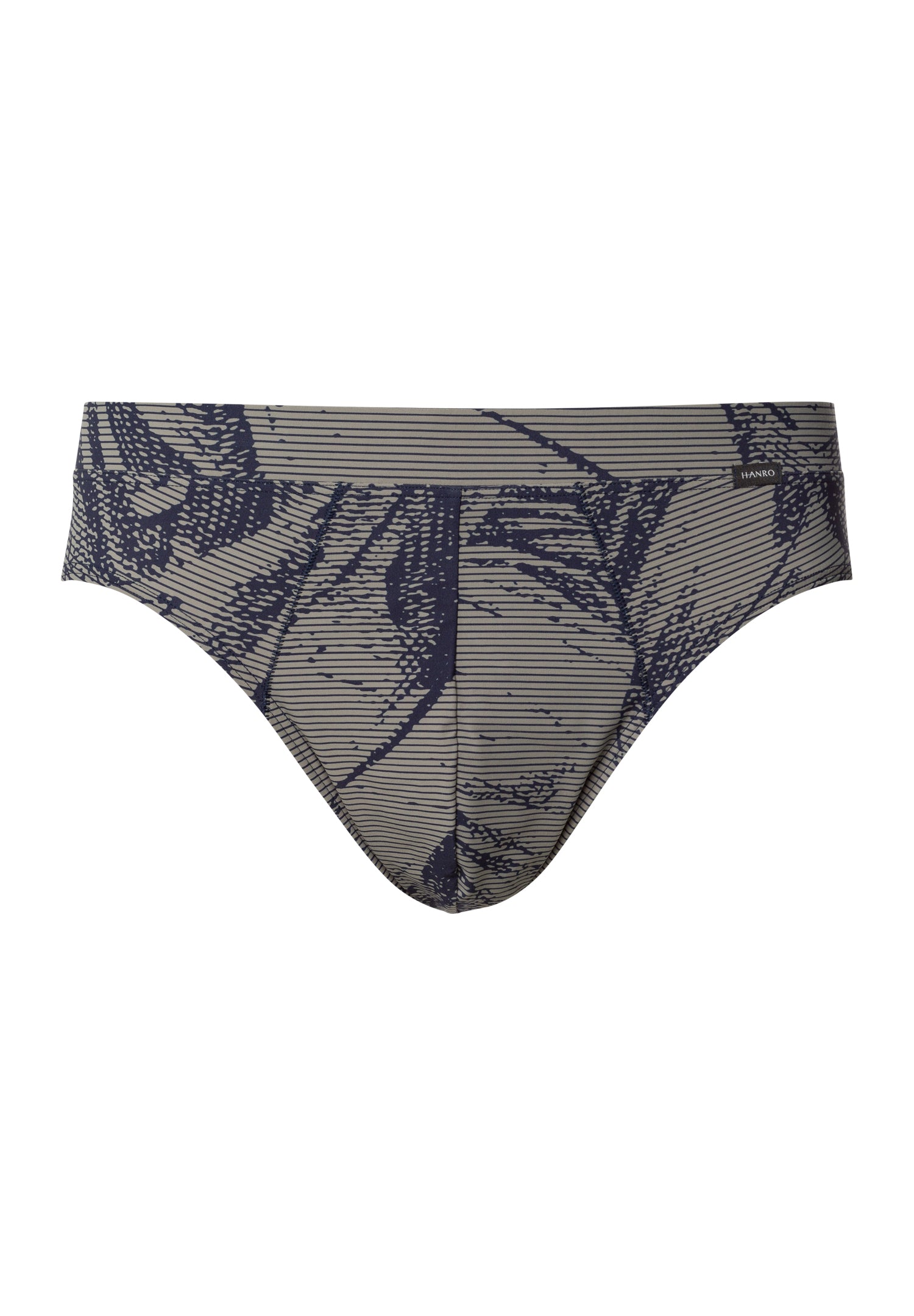 Fancy Micro Quick Dry Briefs | Striped Palm Print 73124-3015