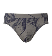 Fancy Micro Quick Dry Briefs | Striped Palm Print 73124-3015