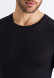 73153 Silk/Cashmere L/Slv Shirt - 019 Black